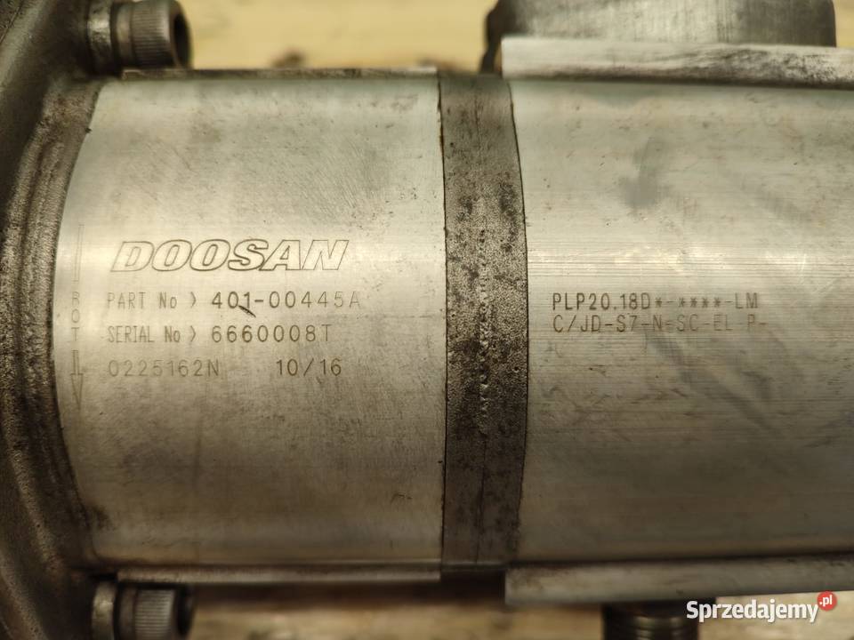 Pompa hydrauliczna 40100445A Doosan Pozostałe wielkopolskie Wilkowo