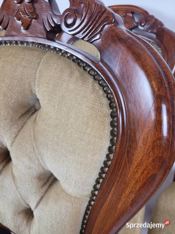 Komplet krzeseł barokowych 4 sztuki Białogard