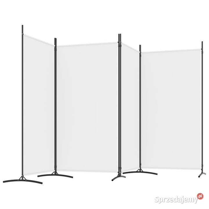 Parawan 4panelowy biały 346x180 tkanina WM350262 mazowieckie Warszawa