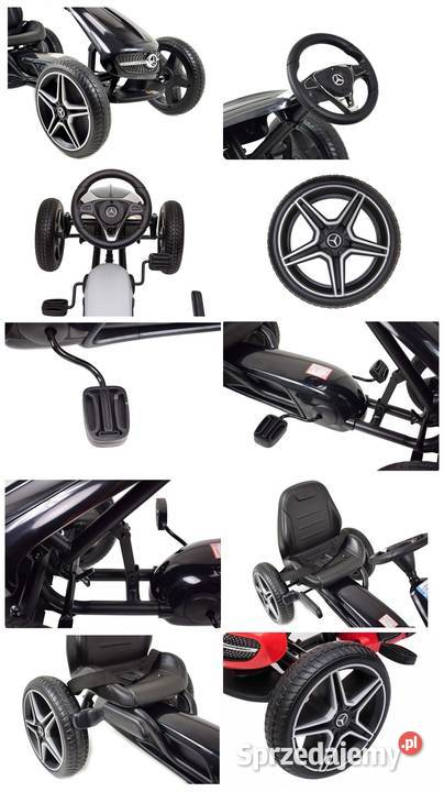 BAWIBUS auto pojazd GOKART NA PEDAŁY mercedes 3 lata+ Myszków