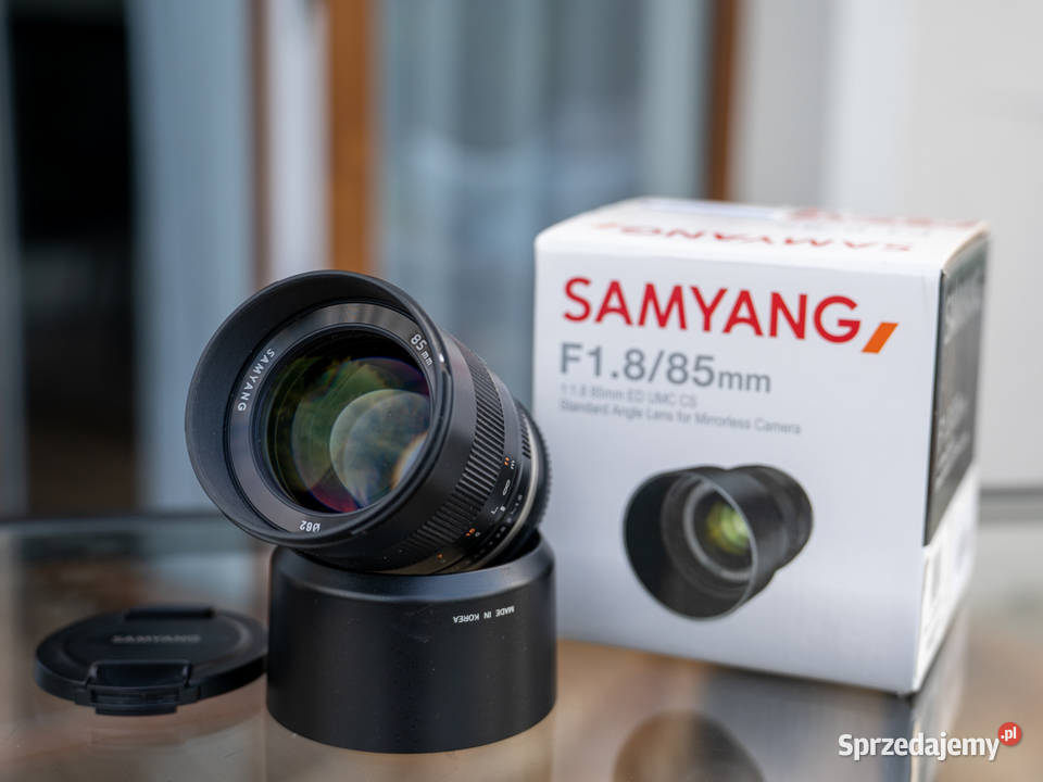 Samyang 85mm f18 APSC portretowy jasny świetny