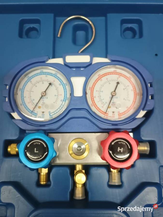 Manometry chłodnicze R32 R410a z wężami Klimatyzatory Pabianice
