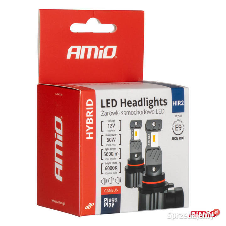 ŻARÓWKI LED AMIO HIR2 HYBRID Pozostałe Gniezno