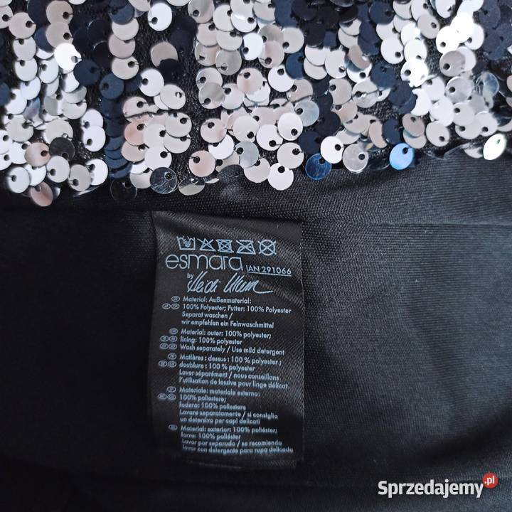 ESMARA HEIDI CLUM Sukienka Cekinowa 38 Radomsko