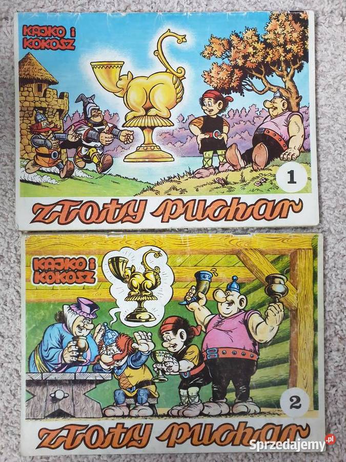 Kajko i kokosz Złoty Puchar cz1 i 2 wydanie 1 Gdynia