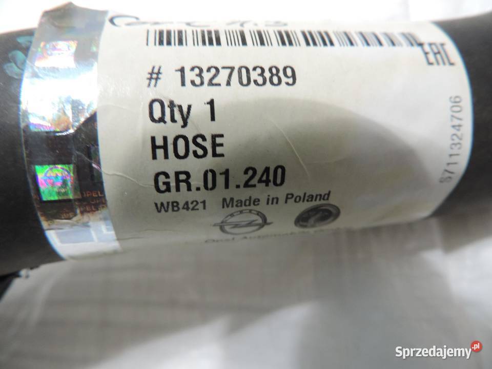WĄŻ PRZEWÓD CHŁODNICY OPEL CORSA C 13 CDTI NOWY