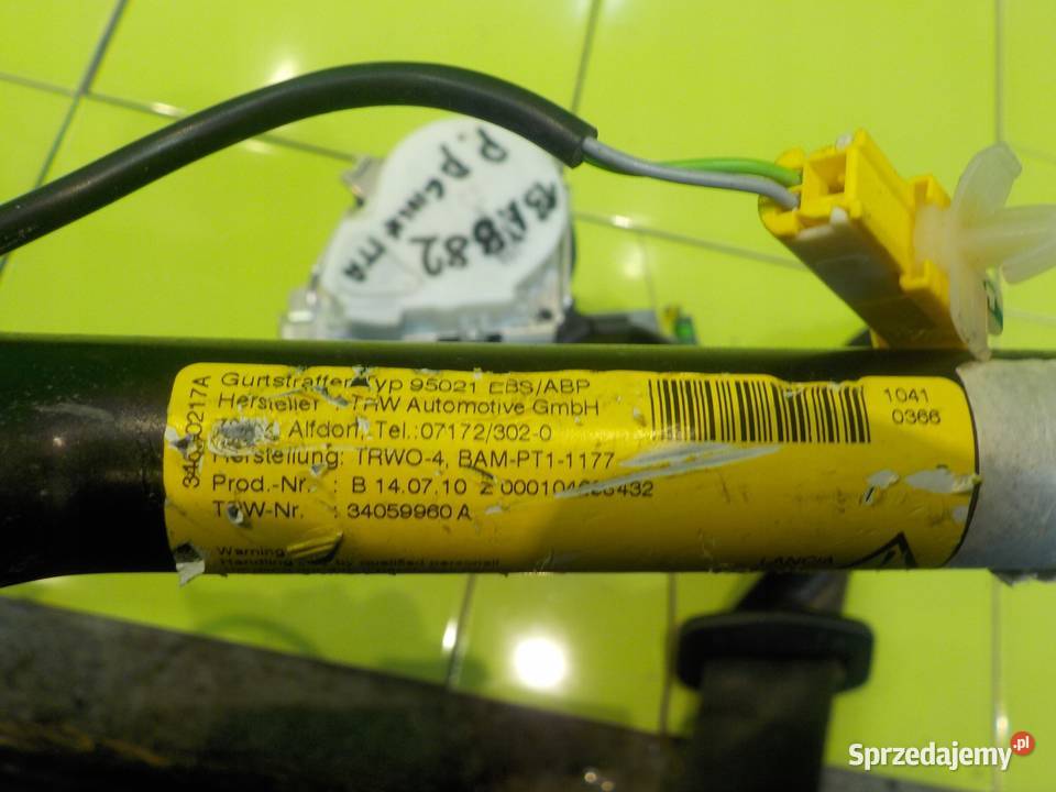 GIULIETTA 10r pas bezpieczenstwa prawy przod z