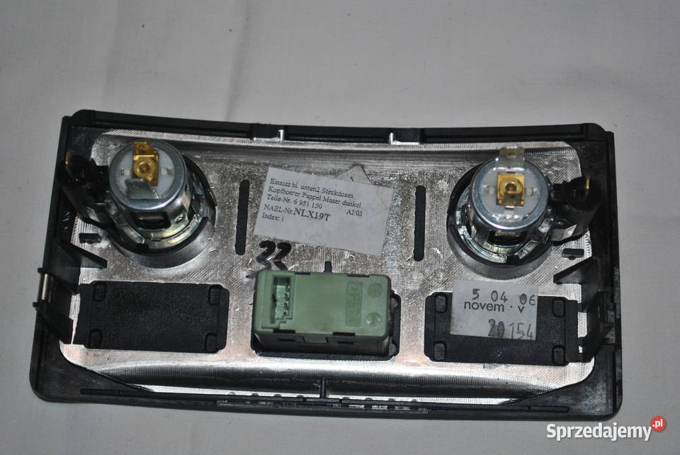 Osłona AUXIN zapalniczek BMW E60 E61 drewno Poręba