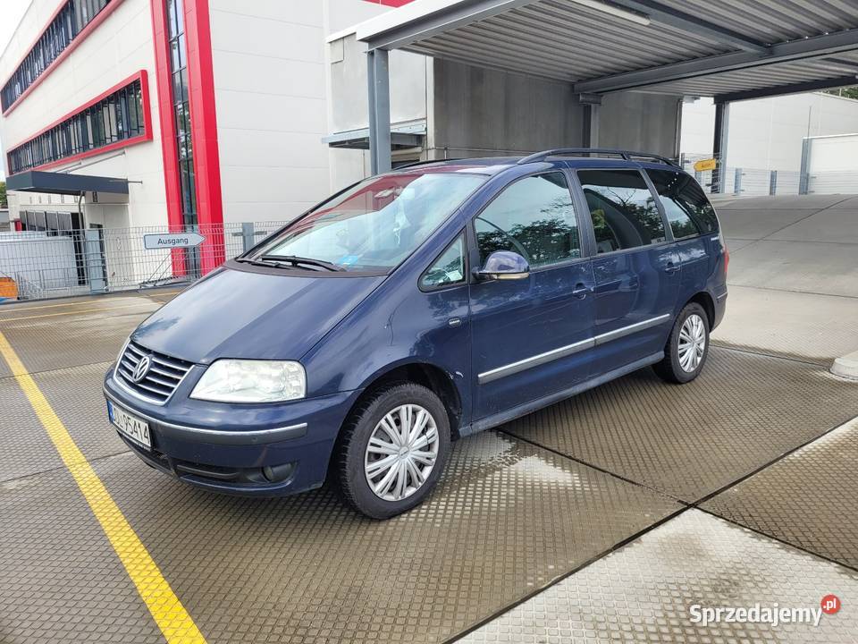 Vw Sharan 19tdi 2005r 7osBogate wyposazenie granatowy