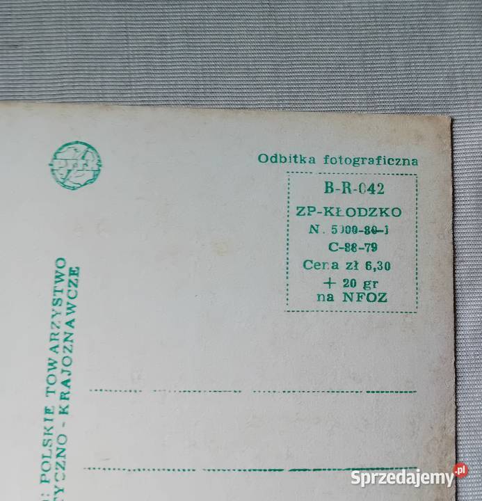 Pocztówka wielkanocna PTTK 1979 r Niski nakład wielkopolskie Koźminek sprzedam