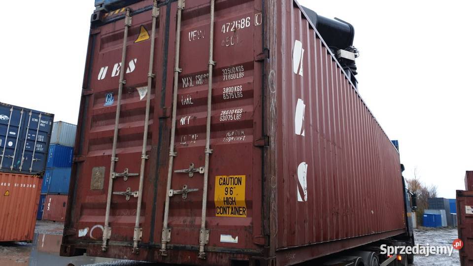 Kontener morski magazynowy chłodnia kontenery