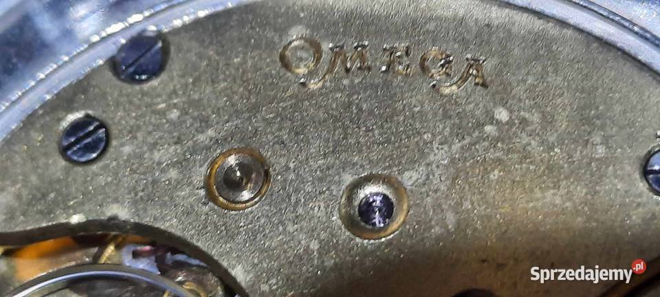 Zegarek Omega Pasówka czarna w srebrze K1600 Zegarki Warszawa