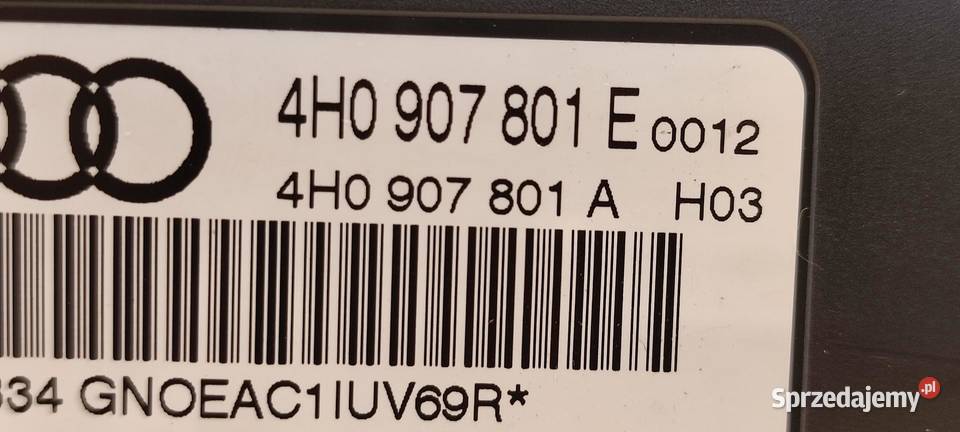 AUDI A7 4G MODUŁ HAMULCA RĘCZNEGO 4H0907801E