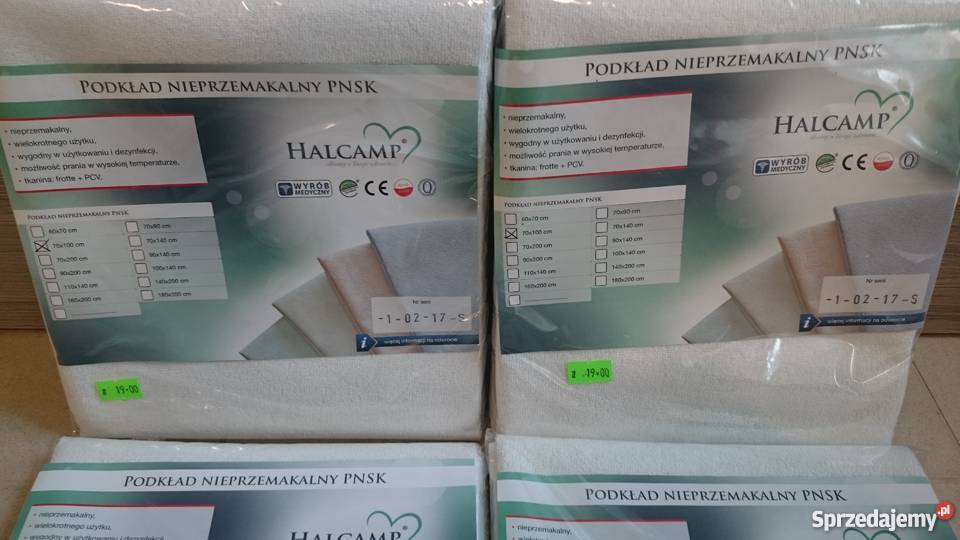 Podkład 70x100 nieprzemakalny PNSK Halcamp Kielce sprzedam