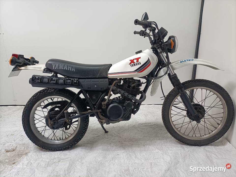 Yamaha XT 250 zarejestrowana 1984r Padniewko