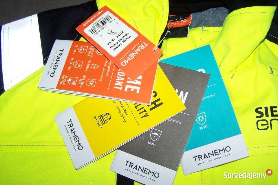 Tranemo FR zimowa kurtka r56 XL trudnopalna high Płaszcz zimowy Starachowice