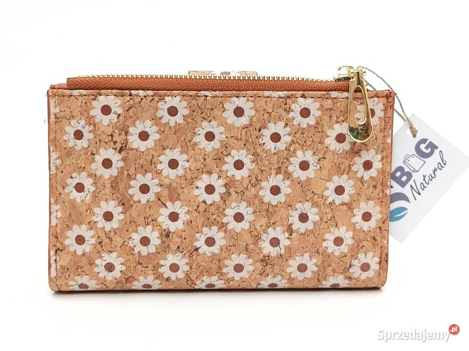 Portfel średni korkowy damski z korka eko Dodatki Gdańsk sprzedam