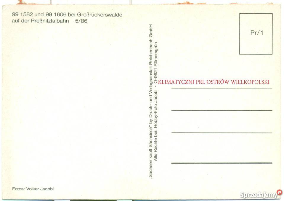 Stara pocztówka lokomotywa parowóz 11