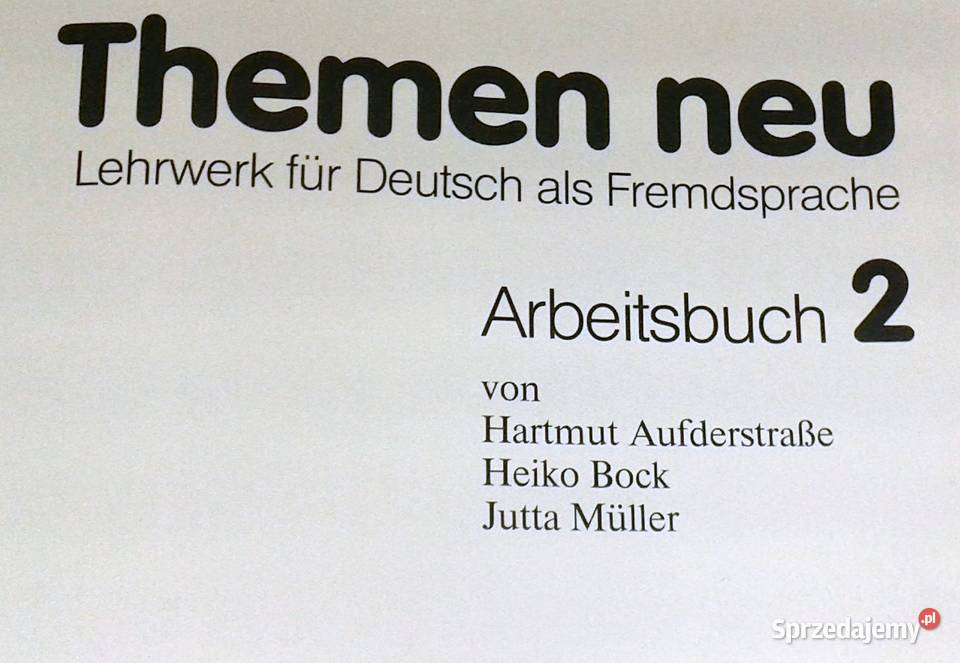 Themen neu 2 Arbeitsbuch Hartmut Aufderstrasse H Pozostałe