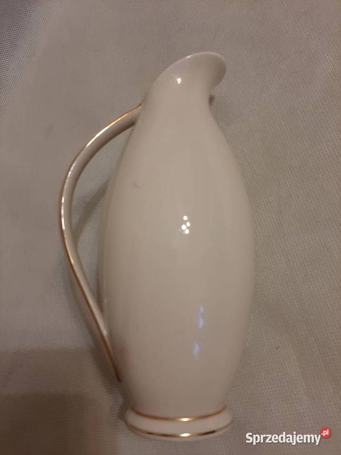 Piękny porcelanowy wazon sygnowany niemiecki Inowrocław