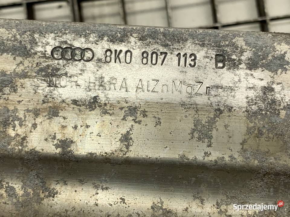 BELKA ZDERZAKA PRZÓD AUDI A4 B8 0715 8K0807113B Wzmocnienia, belki i wsporniki