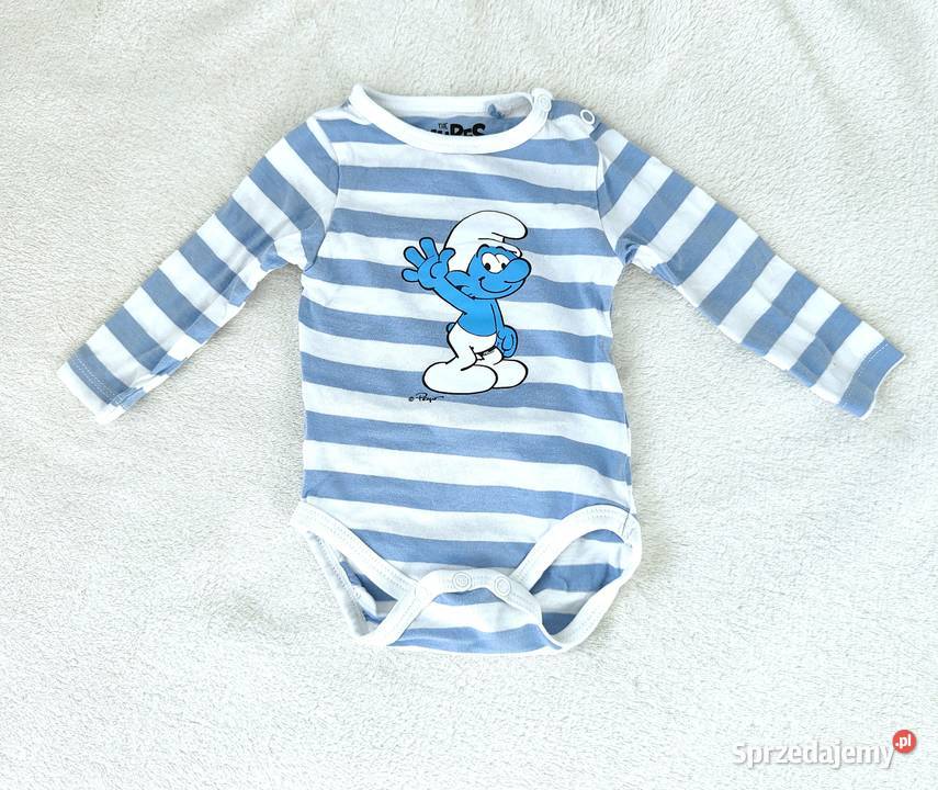 Body dziecięce Sinsay 62 bawełna smerf Smurfs Szczecin
