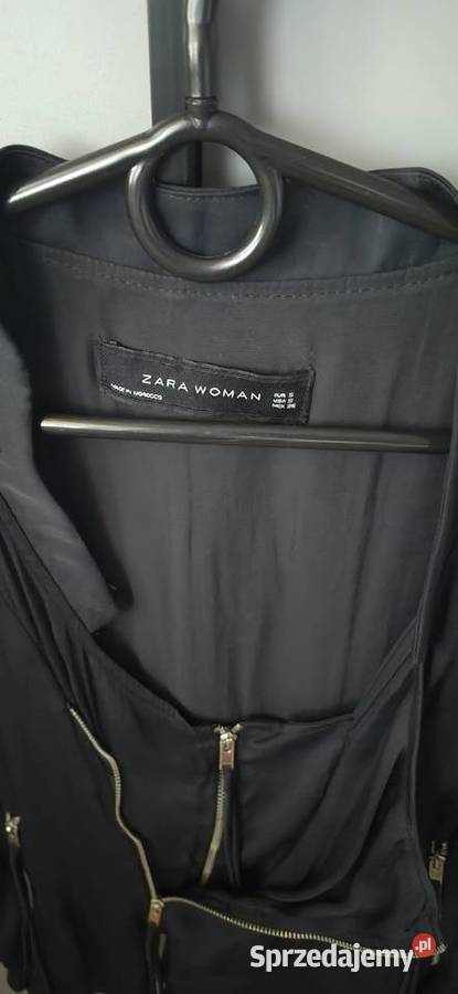 Czarna kamizelka Zara S czarny Warszawa