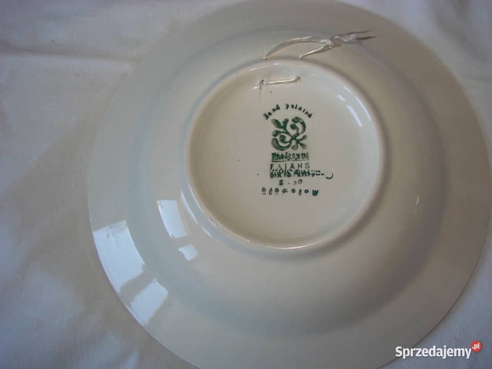 Włocławek fajansowy talerz PRL Pruszcz Gdański sprzedam