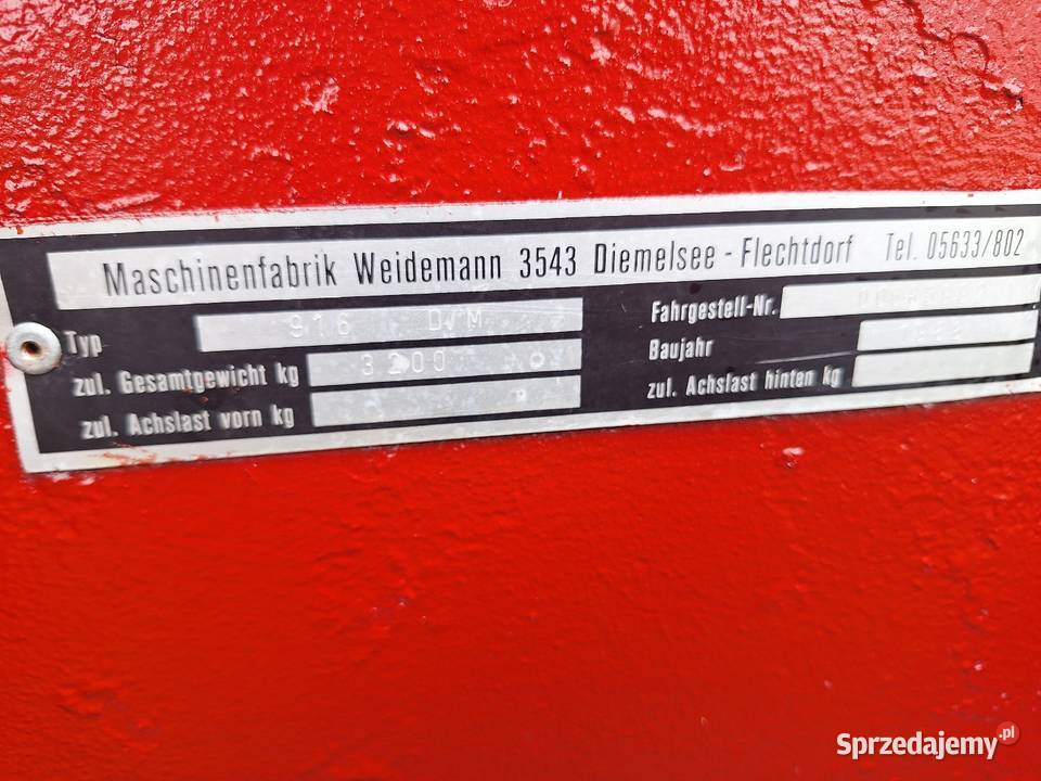 Mini ładowarka kołowa Weidemann 916d Bukówiec Górny sprzedam