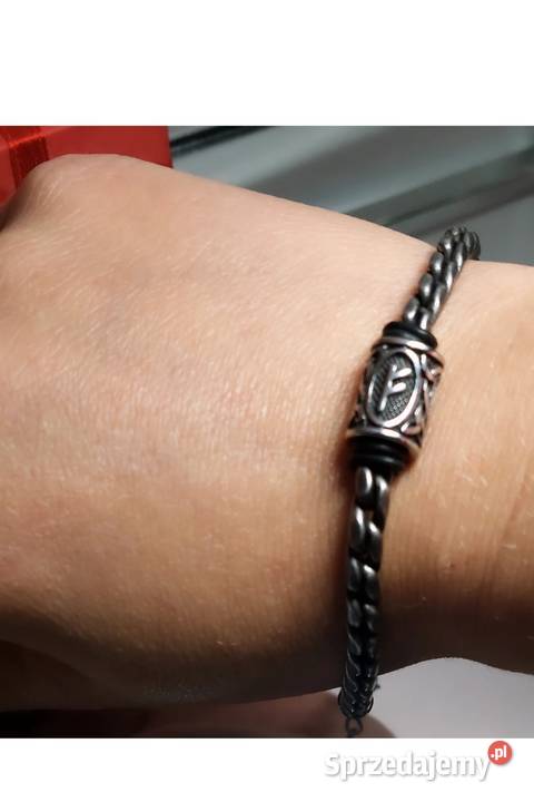 BRANSOLETKA STAL NIERDZEWNA RUNA FEHU Gdańsk