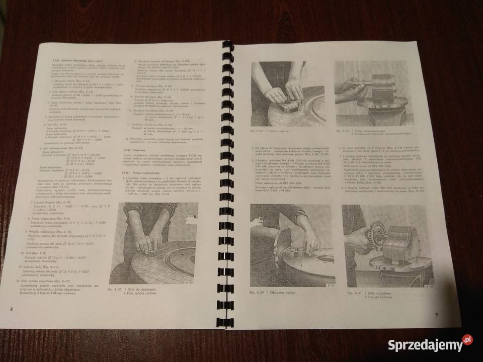 Ciagnik rs 09 ksiażka do naprawy hydrauliki podkarpackie Stalowa Wola