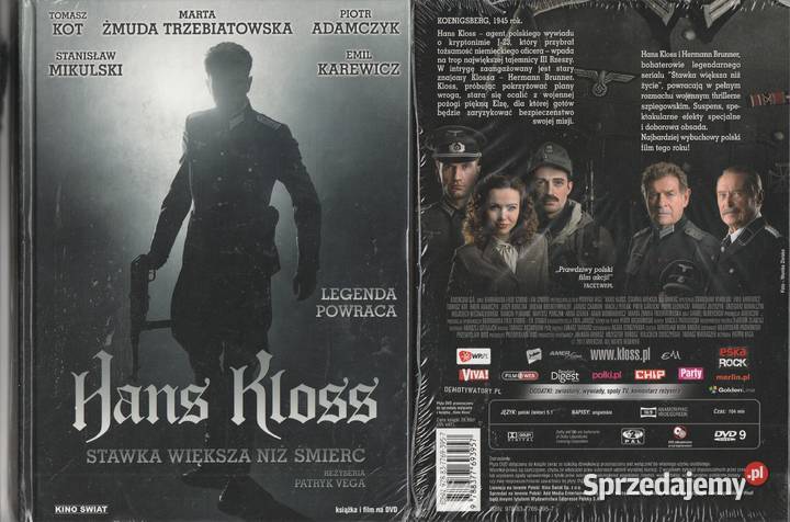 Hans Kloss Daniel Olbrychski Janusz Chabior DVD Pruszków