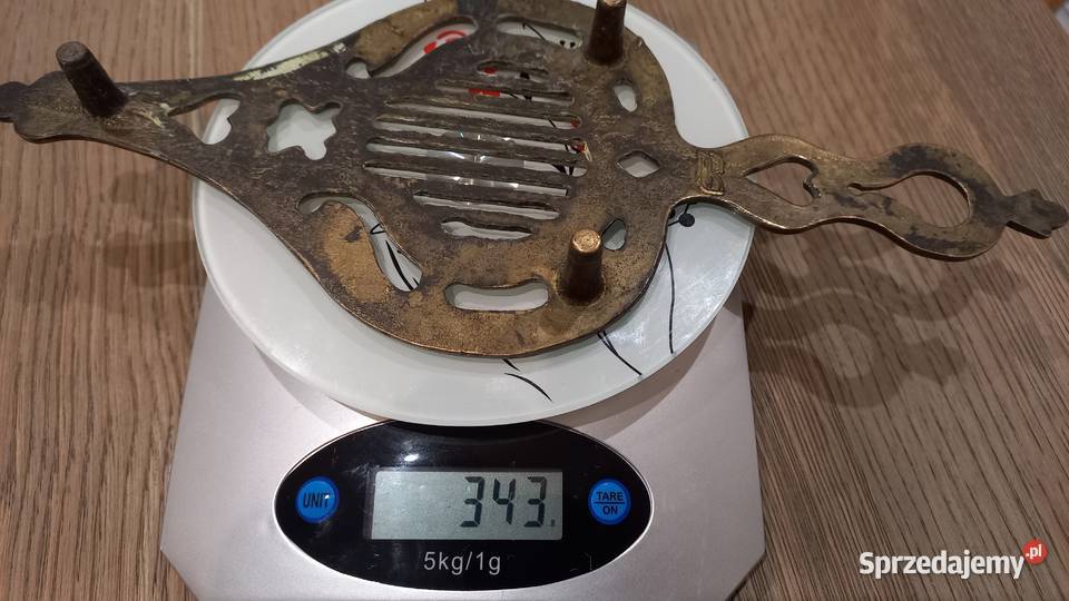 Podstawka mosiężna pod garnek żelazko 683 Gawroniec