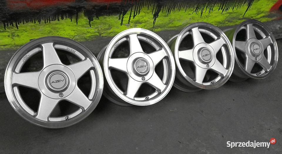 Felgi Alufelgi AZEV A 15 4x100 VW Opel Fiat Cult