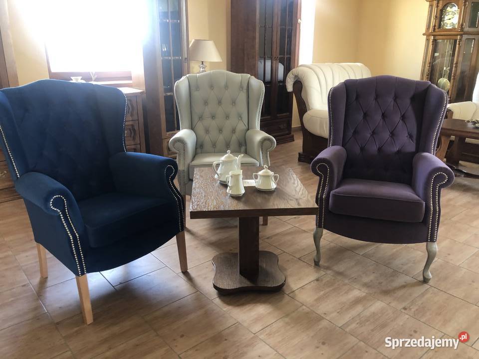 Fotel Ludwigskóra naturalna 100 PROMOCJA Rybnik