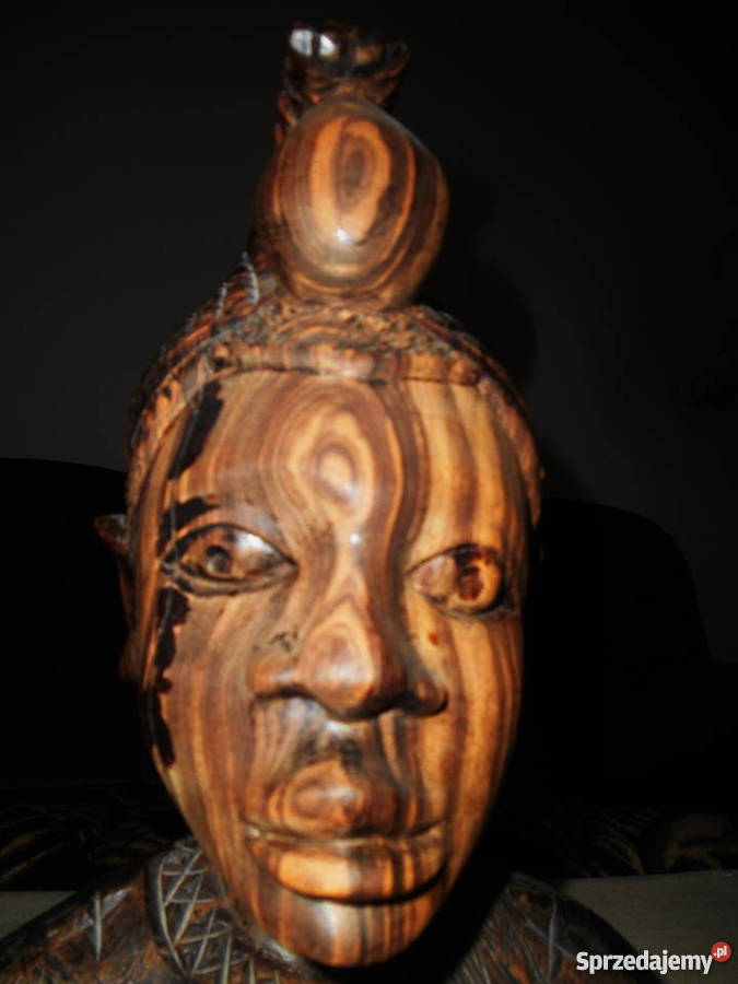 Rzeżba z drzewa egzotycznego heban Sztuka współczesna Warszawa