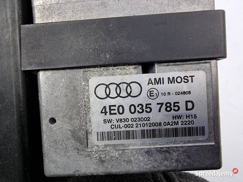 MODUŁ AUDI A8 D3 II LIFT 4E0035785D Lipno