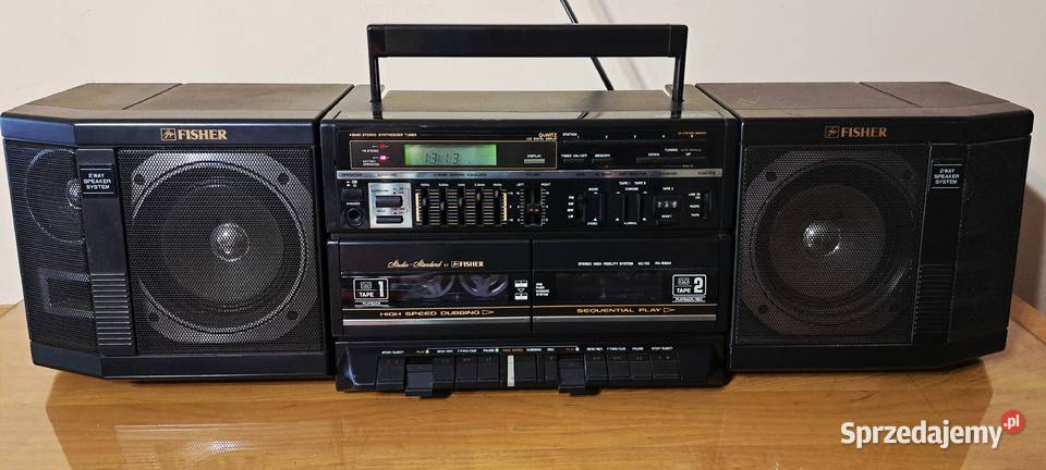 Wieki boombox Fisher PHW804L sprawny Krotoszyn