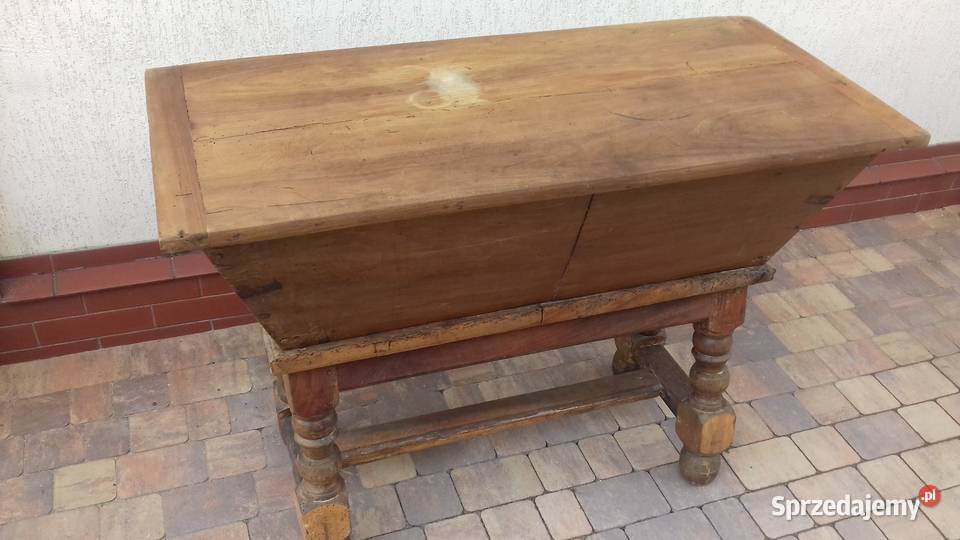 Stół do robienia ciasta XVIII wiek unikat Orneta