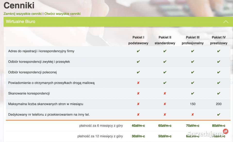 Wirtualne Biuro Warszawa Al Jerozolimskie 89 30