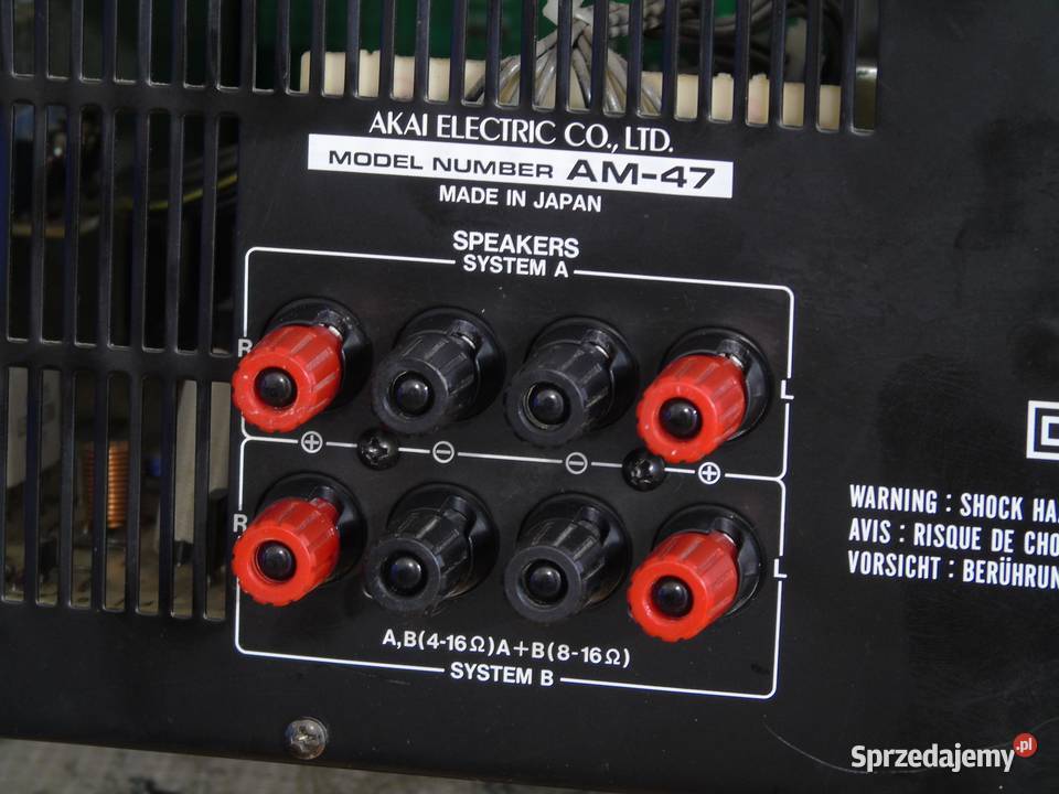 Świetny wzmacniacz Akai AM47 sprawny i mocny 2x