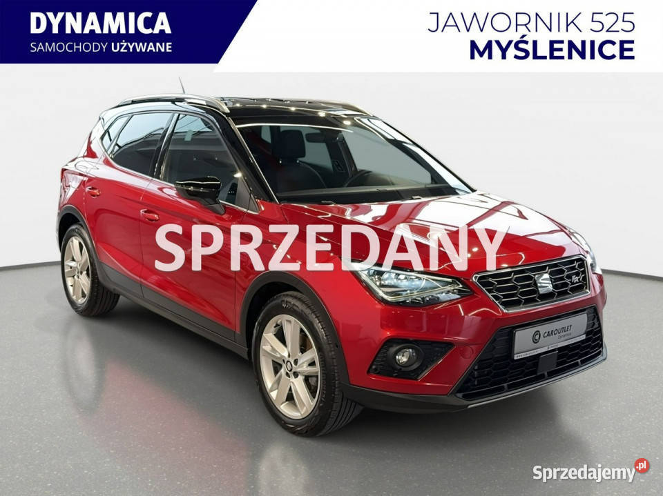 Seat Arona VAT 23 FR 10TSI 110 DSG 2021 r salon Rok produkcji 2021 małopolskie Myślenice