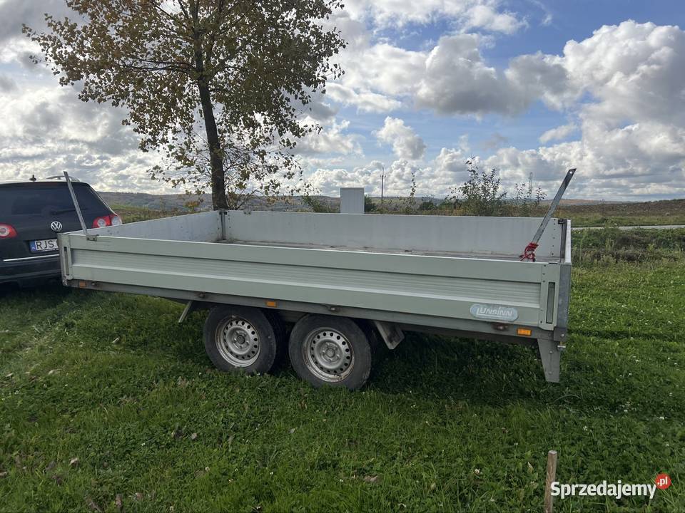 Przyczepa samochodową dwuosiowa Sieklówka