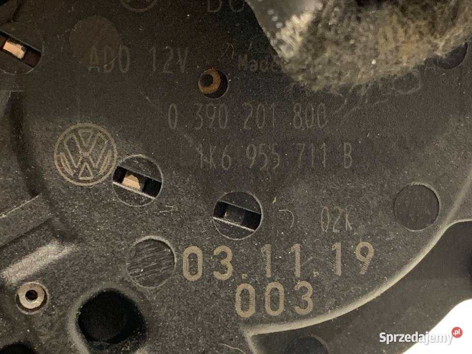 SILNIK WYCIERACZEK TYŁ VW GOLF V 1K6955711B osobowe