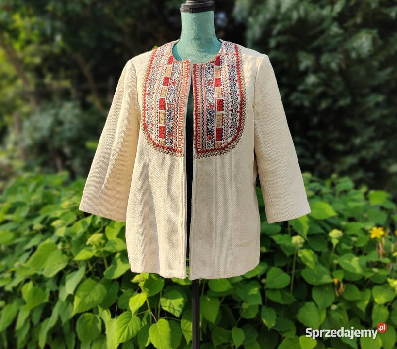 Kurtka marynarka narzutka Mango XL boho bohemian zachodniopomorskie
