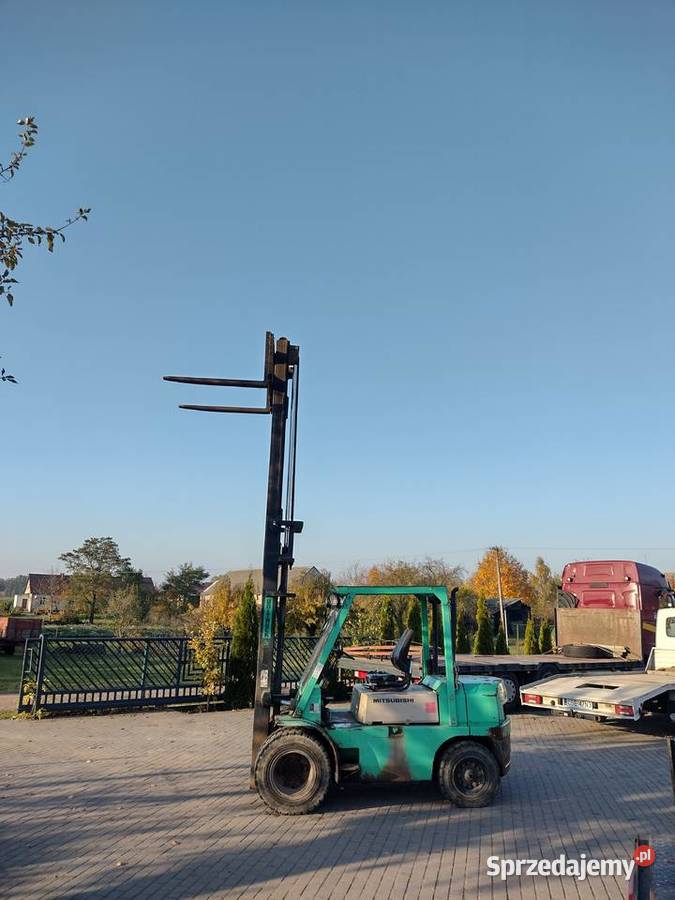 Wózek widłowy Mitsubishi diesel 5 ton udźwigu Mitsubishi Sośno