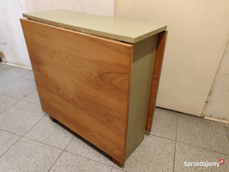 Stolik rozkładany vintage PRL
