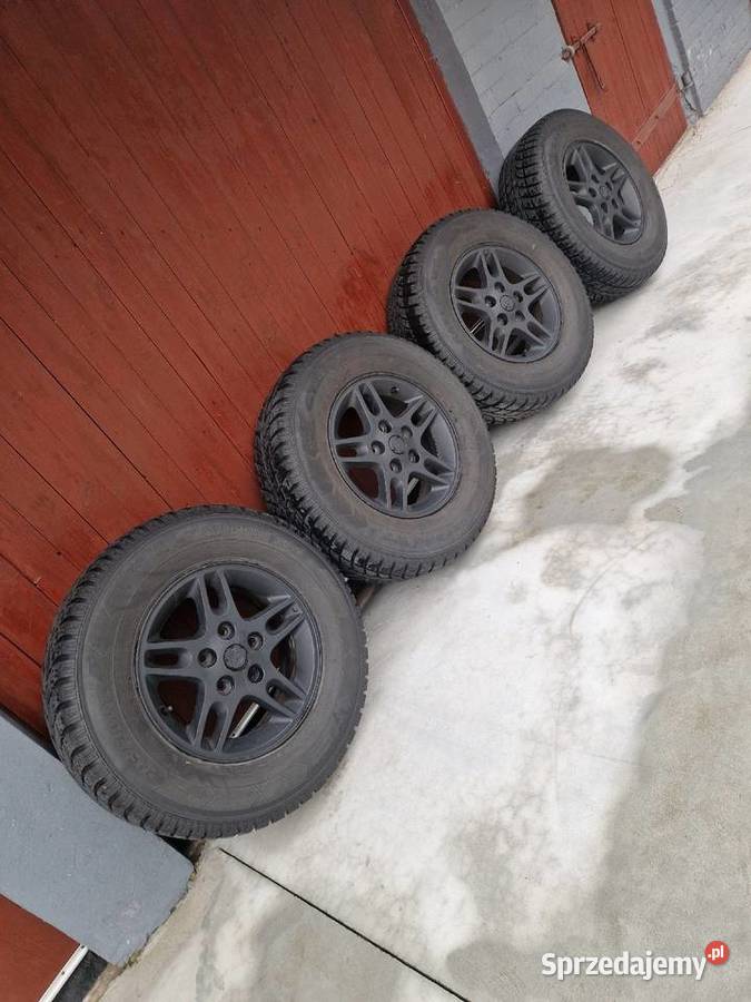 Koła felgi Jeep 245 70 16r zimowe 4 Sobieszyn