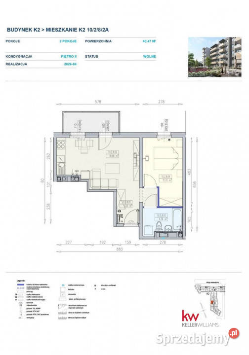 Mieszkanie Wrocław Karkonoska 4047m2 2pokojowe sprzedam