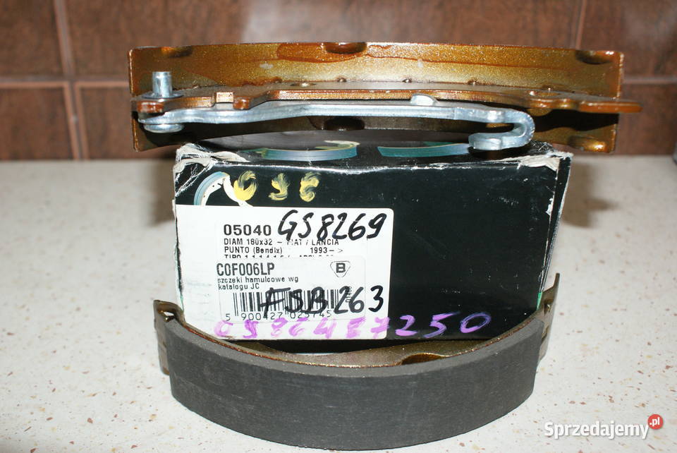 0 986 487 250 BOSCH SZCZĘKI HAMULC FIAT PUNTO sprzedam